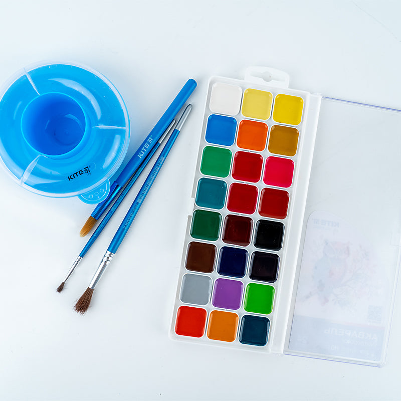 Farby akwarelowe Kite Classic K-442, 24 kolory