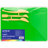Zestaw do modelowania Kite Classic K-1140-04 (deseczka 180x250 mm + 3 szpatułki do wyc.), zielony Zestaw do modelowania Kite Classic K-1140-04 (deseczka 180x250 mm + 3 szpatułki do wyc.), zielony