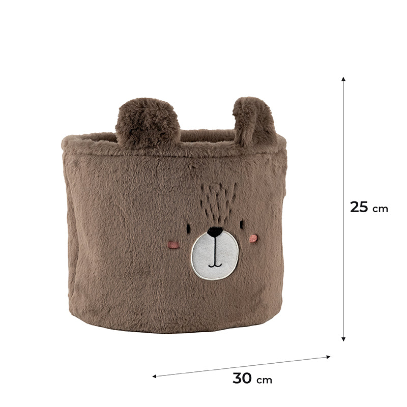 Kosz do przechowywania Kite Sweet Bear K24-3100M-3, 30x25 cm, pluszowy