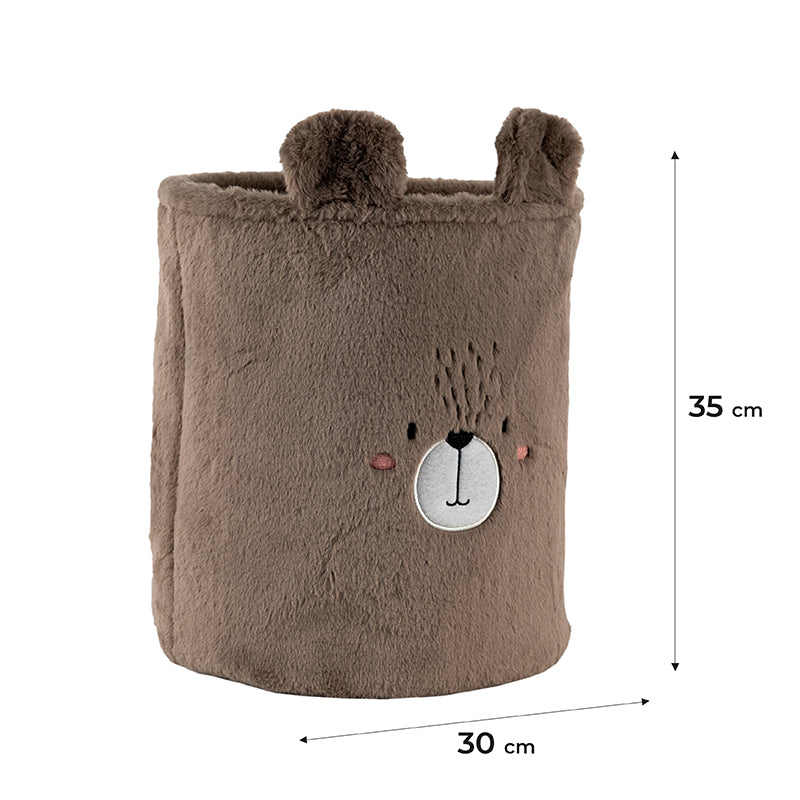 Кошик для зберігання Kite Sweet Bear K24-3100L-3, 30х35 см, плюшевий