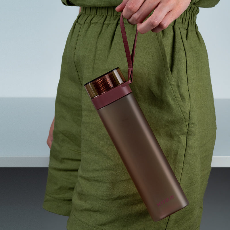 Butelka na wodę Kite K24-1210-3, 700 ml, bordowa