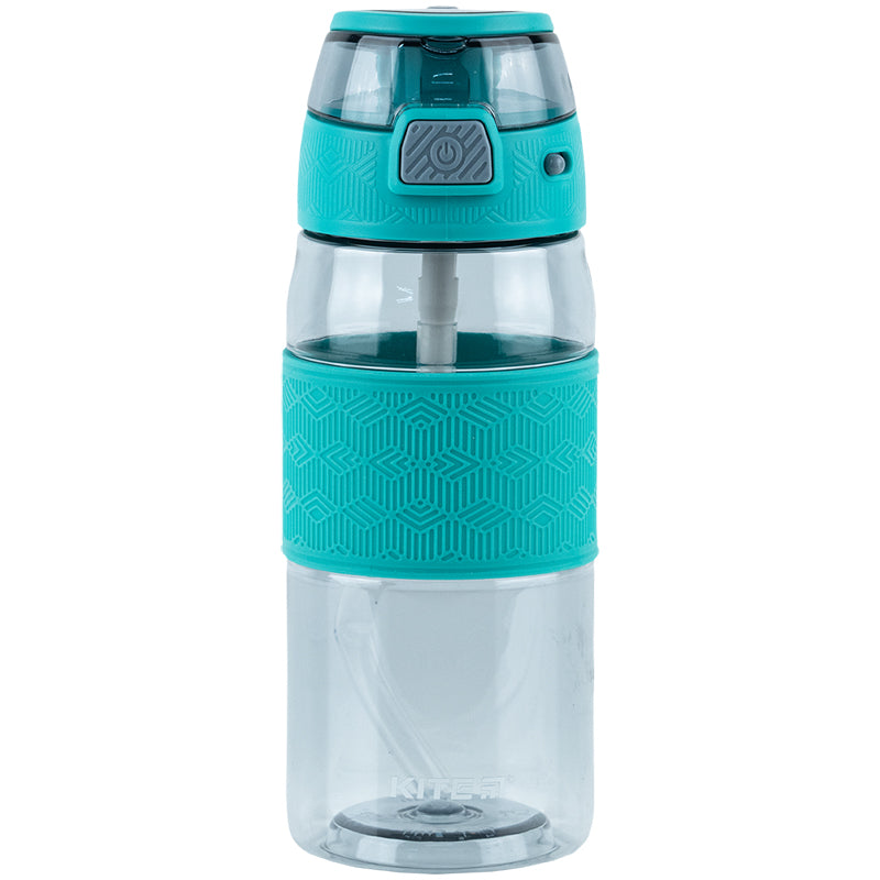 Butelka na wodę Kite K24-1201-1, 600 ml, szaro-zielona