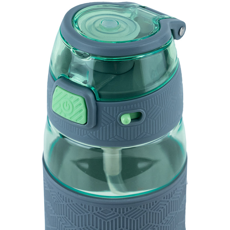 Butelka na wodę Kite K24-1201-2, 600 ml, zielono-szara