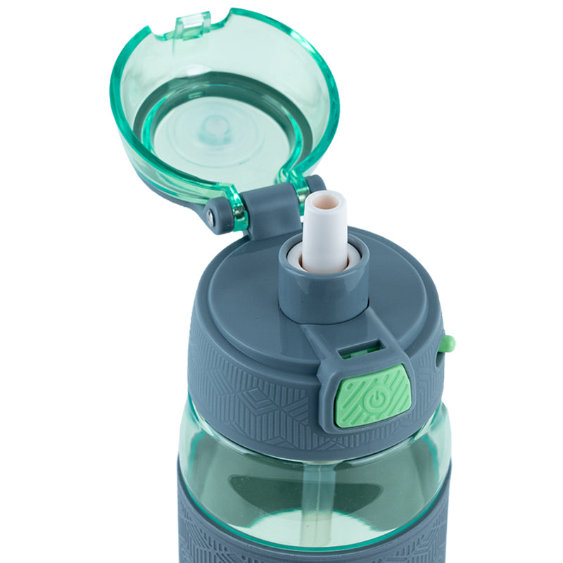 Butelka na wodę Kite K24-1201-2, 600 ml, zielono-szara