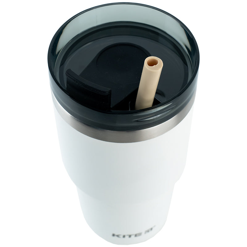 Kubek termiczny Kite K24-1206-1, 600 ml, biały