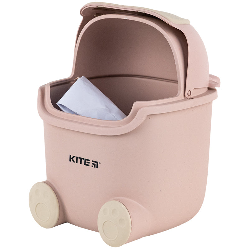 Kosz na śmieci na biurko Kite K24-009-5, różowy