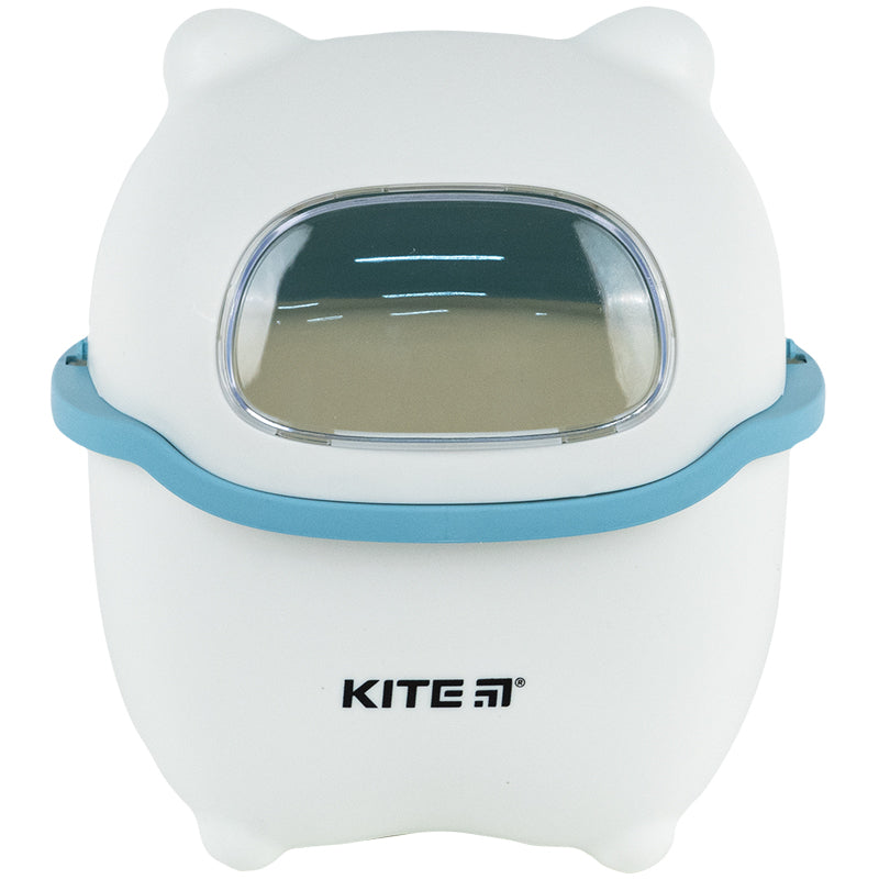 Kosz na śmieci na biurko Kite K24-009-6, biało-niebieski