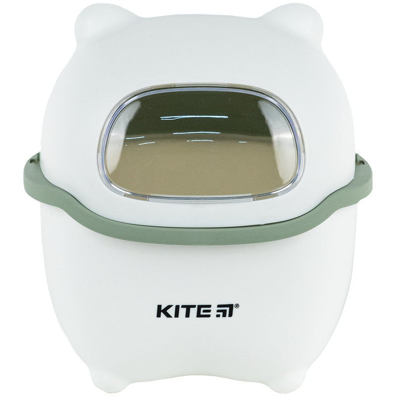 Kosz na śmieci na biurko Kite K24-009-7, biało-zielony