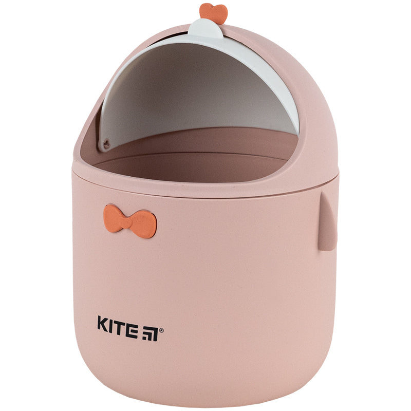 Kosz na śmieci na biurko Kite K24-010-2, brzoskwiniowy
