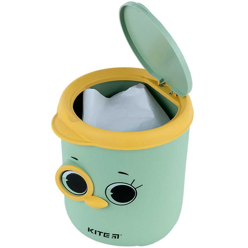 Kosz na śmieci na biurko Kite K24-011-1, zielony