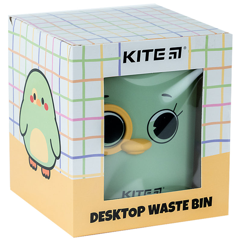 Kosz na śmieci na biurko Kite K24-011-1, zielony
