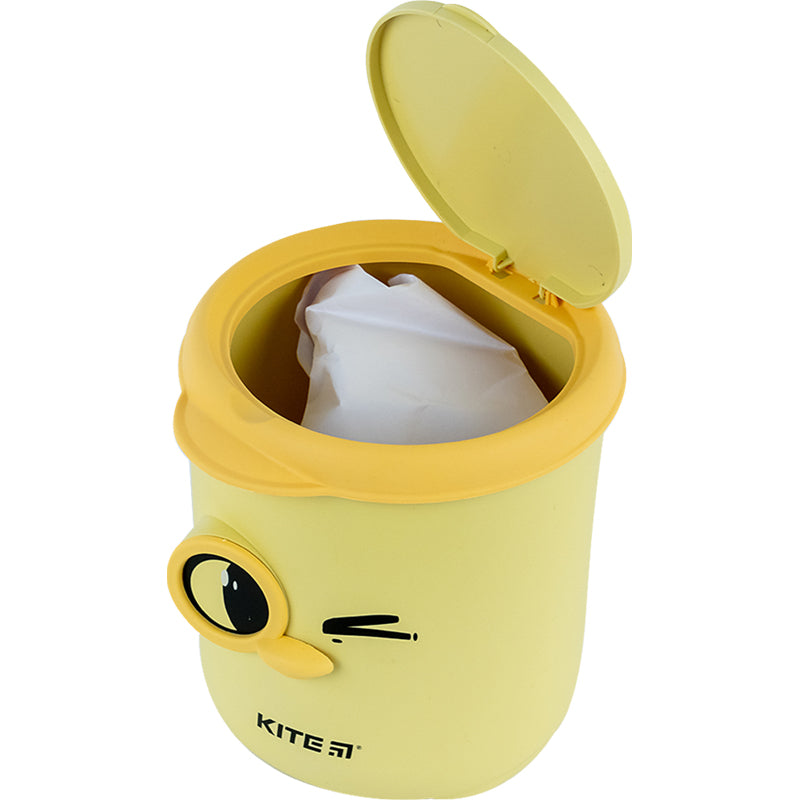Kosz na śmieci na biurko Kite K24-011-2, żółty