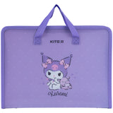 Teczka z rączką na suwak Kite Kuromi HK24-202, 1 komora, A4 Teczka z rączką na suwak Kite Kuromi HK24-202, 1 komora, A4