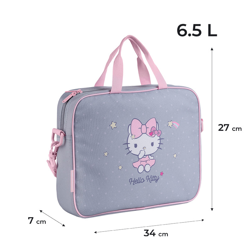 Szkolna tekstylna torba Kite Hello Kitty HK25-589-1
