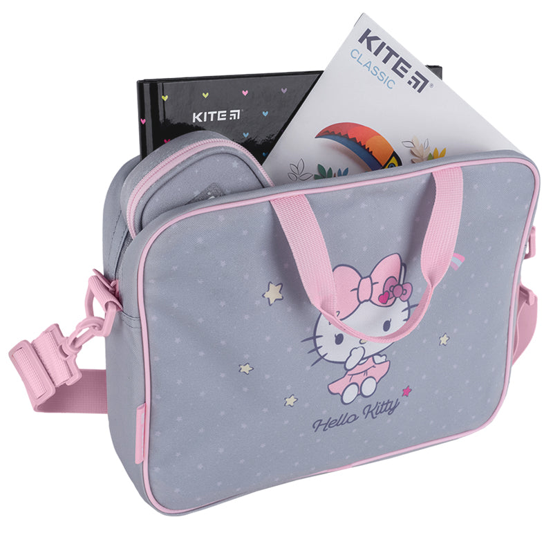 Szkolna tekstylna torba Kite Hello Kitty HK25-589-1