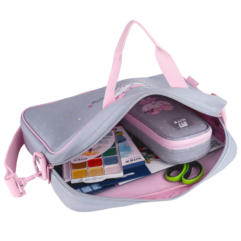 Szkolna tekstylna torba Kite Hello Kitty HK25-589-1