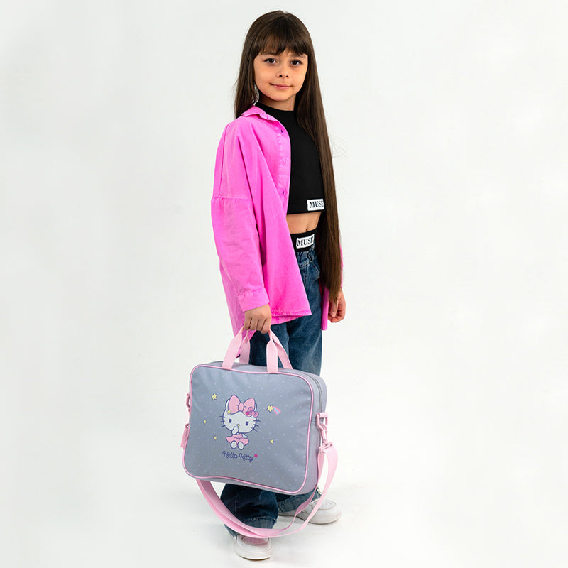 Szkolna tekstylna torba Kite Hello Kitty HK25-589-1