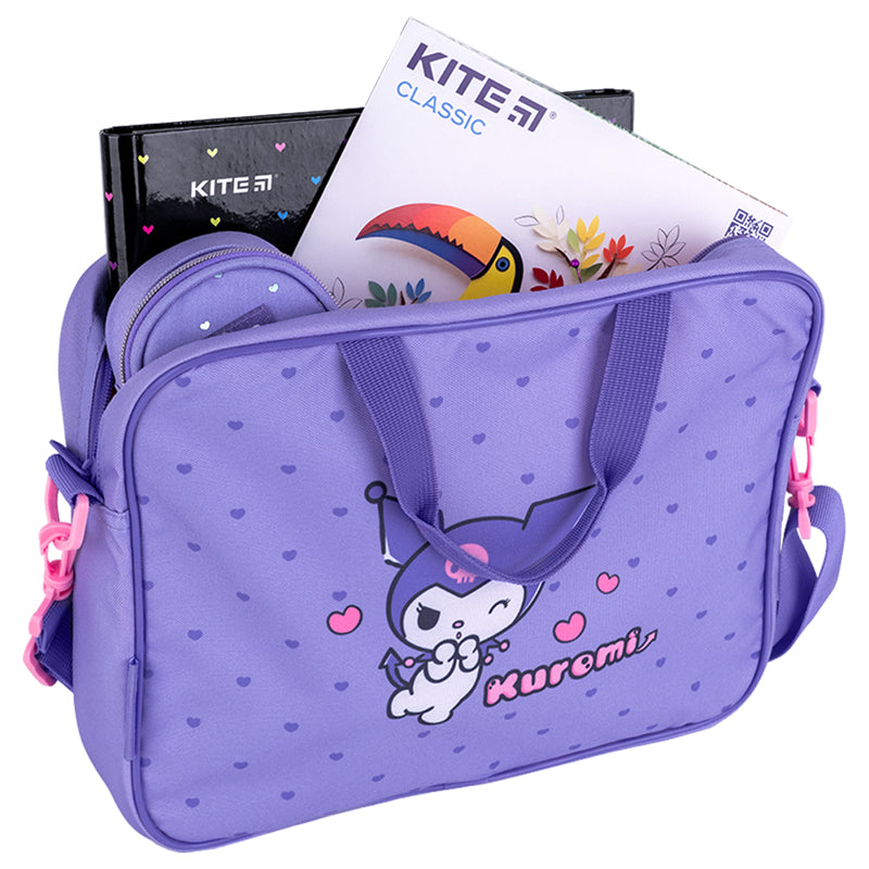 Шкільна текстильна сумка Kite Kuromi HK25-589-2