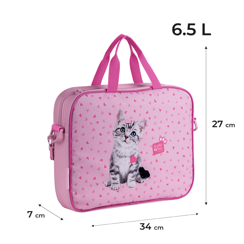 Szkolna tekstylna torba Kite Studio Pets SP25-589-1