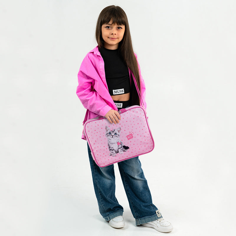 Szkolna tekstylna torba Kite Studio Pets SP25-589-1