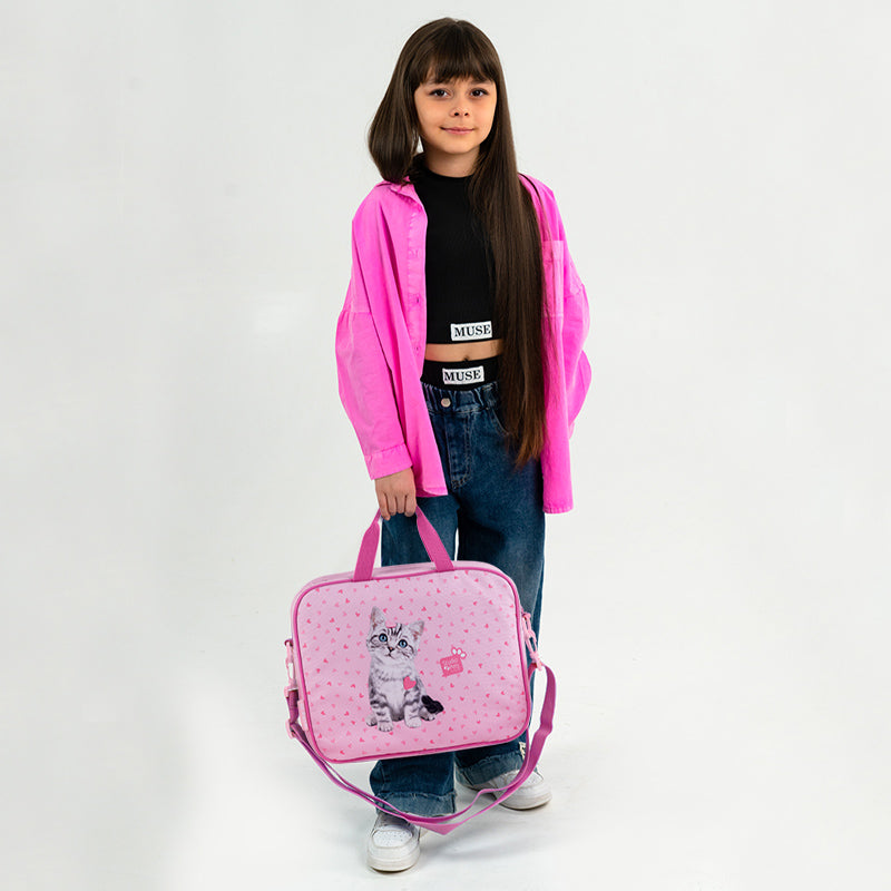 Szkolna tekstylna torba Kite Studio Pets SP25-589-1