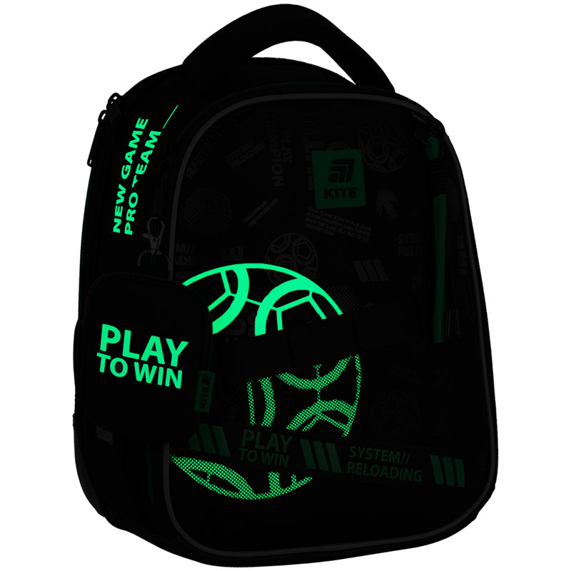Рюкзак шкільний каркасний Kite Education Play&Win K25-555S-2