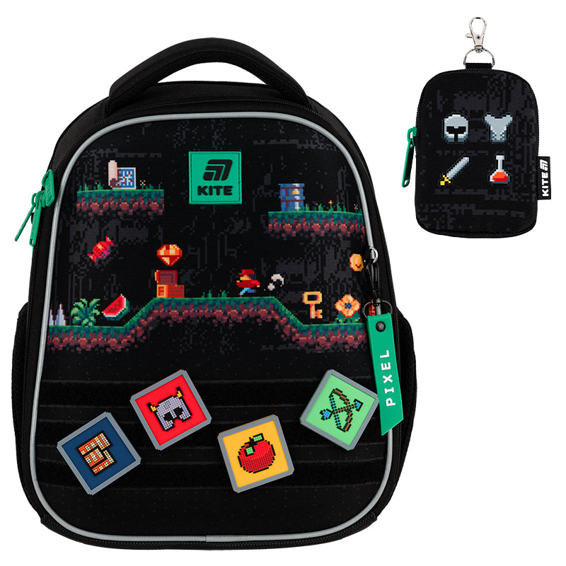 Tornister usztywniany Kite Education Pixel Game K25-555S-4