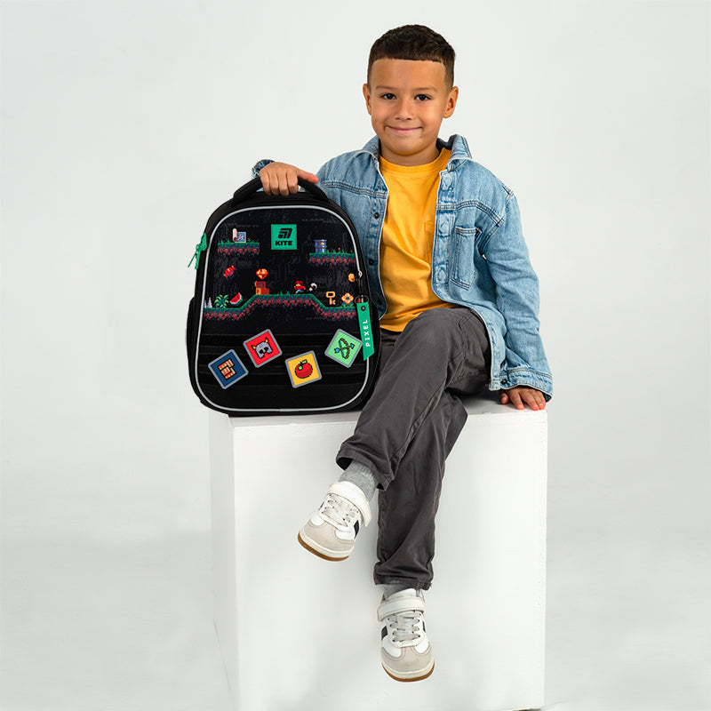 Tornister usztywniany Kite Education Pixel Game K25-555S-4