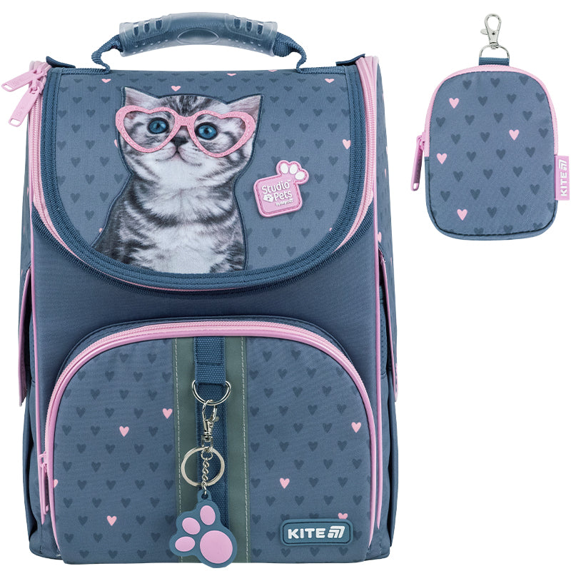 Рюкзак шкільний каркасний Kite Education Studio Pets SP25-501S