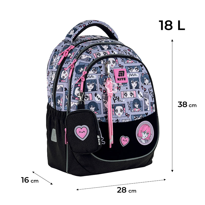 Plecak Kite Education Anime Girl K25-700M-1