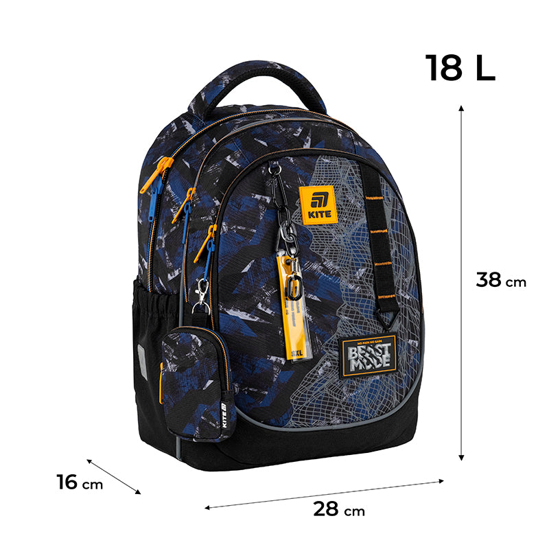 Plecak Kite Education Beast Mode K25-700M-4