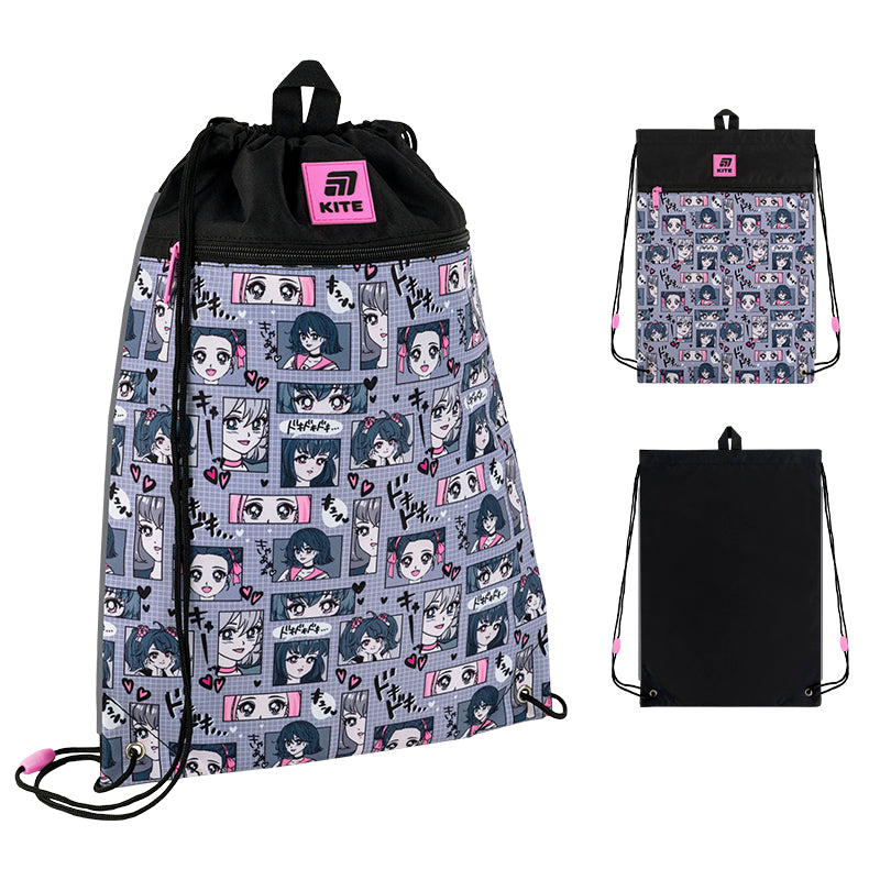 Worek na buty Kite Anime Girl K25-601M-9
