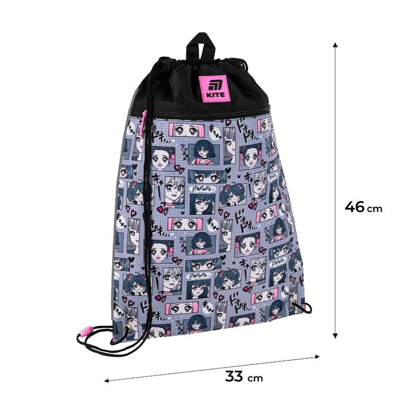 Worek na buty Kite Anime Girl K25-601M-9
