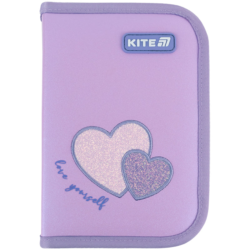 Piórnik bez wyposażenia Kite Sweetheart K25-621-1 jednokom., 1-klapkowy
