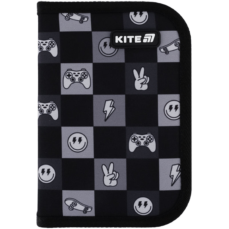 Пенал без наповнення Kite Game On K25-621-4, 1 відділення, 1 відворот
