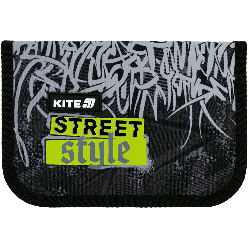 Piórnik bez wyposażenia Kite Street Style K25-621-6 jednokom., 1-klapkowy