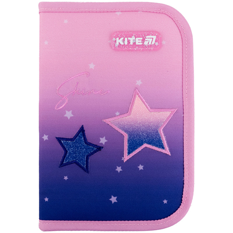 Пенал без наповнення Kite Sparkling K25-622-1, 1 відділення, 2 відворот