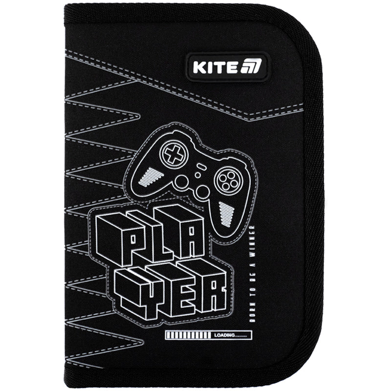 Пенал без наповнення Kite Player K25-622-6, 1 відділення, 2 відворот