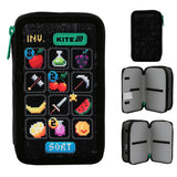 Piórnik bez wyposażenia Kite Pixel Game K25-623-2 podwójny Piórnik bez wyposażenia Kite Pixel Game K25-623-2 podwójny