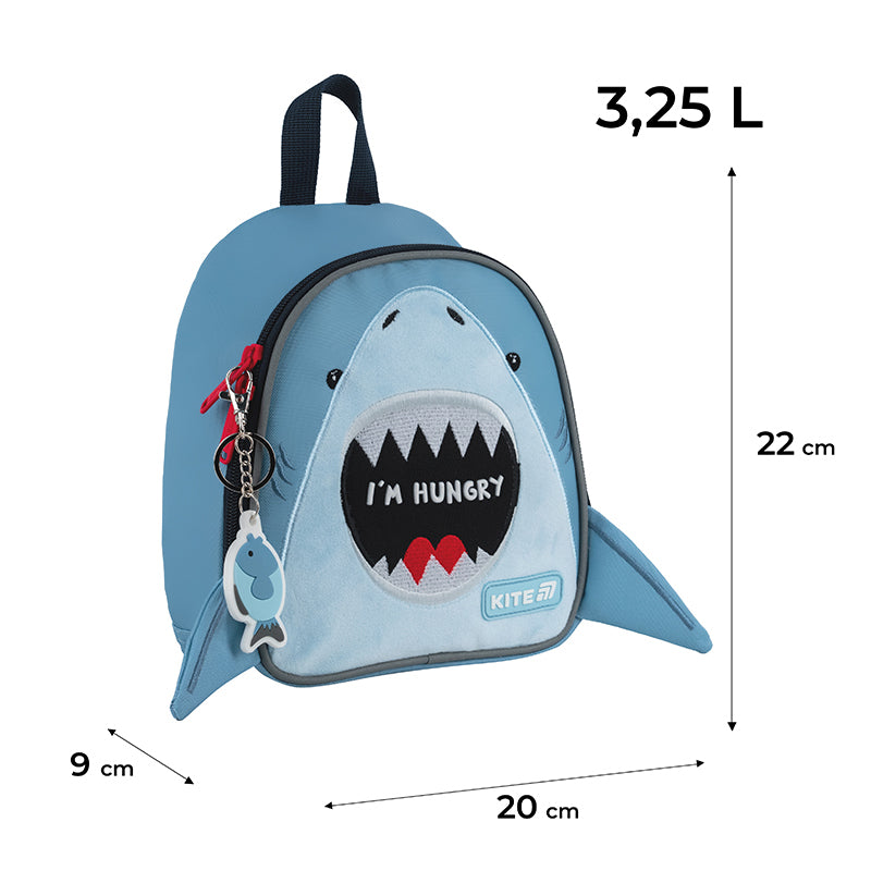Plecak Kite Kids Hungry Shark K25-538XXS
