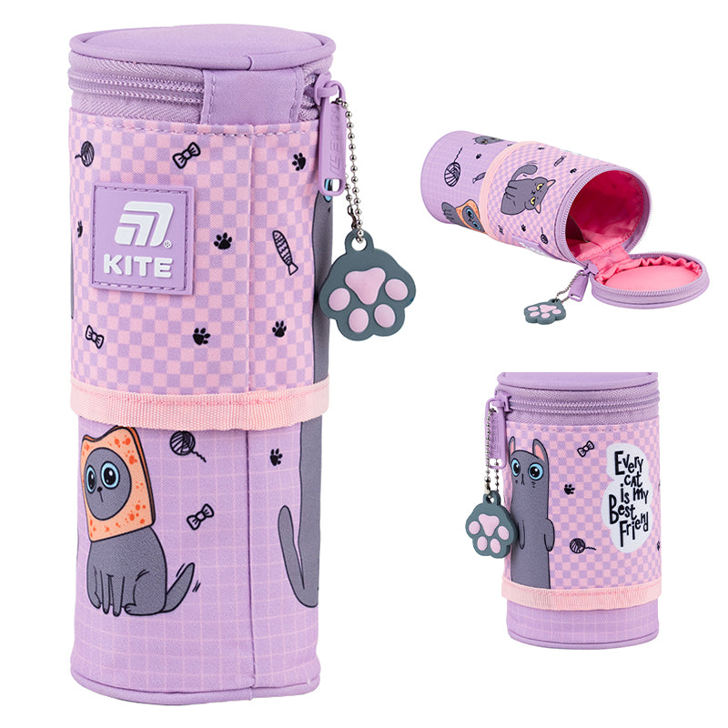 Пенал Kite Lazy Cats K25-684-3