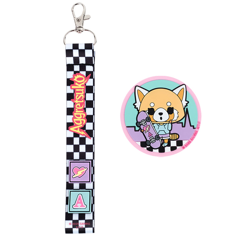 Набір бейдж на липучці та підвіска Kite Aggretsuko AR25-3010-1, 2 шт.