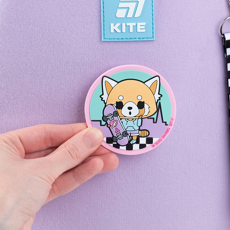 Набір бейдж на липучці та підвіска Kite Aggretsuko AR25-3010-1, 2 шт.