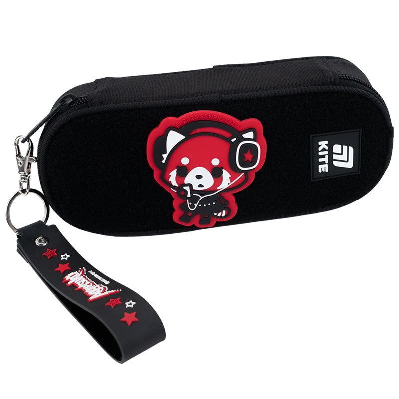 Zestaw plakietka na rzep i brelok zawieszek Kite Aggretsuko AR25-3010-2, 2 szt.