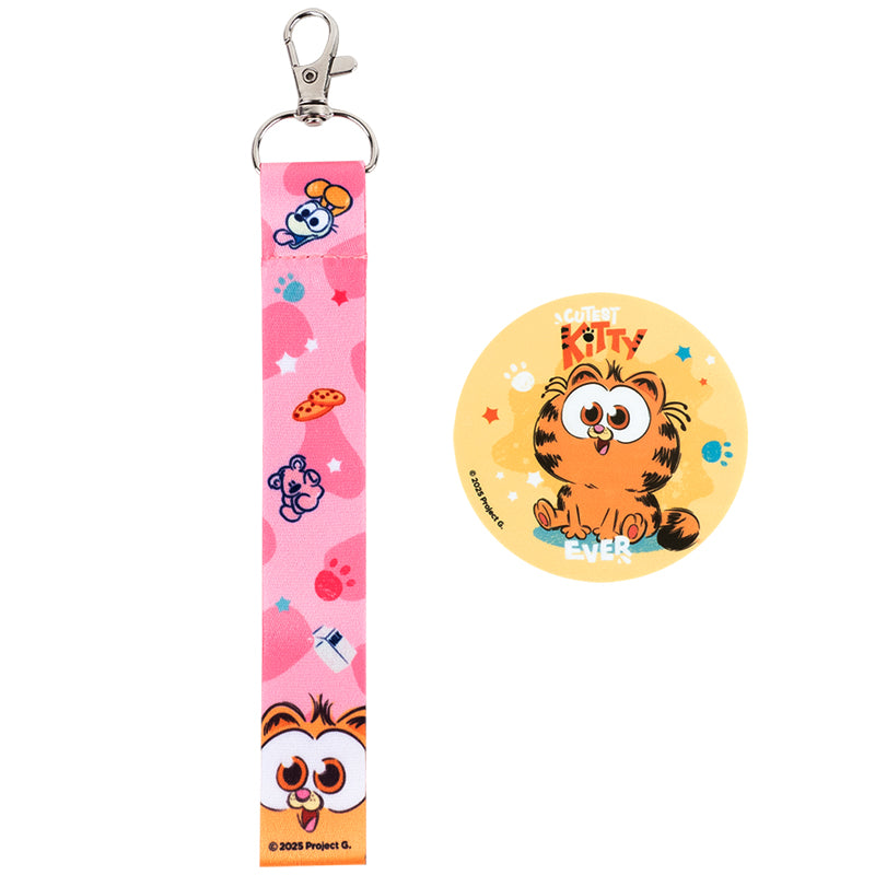 Набір бейдж на липучці та підвіска Kite Garfield GF25-3010, 2 шт.