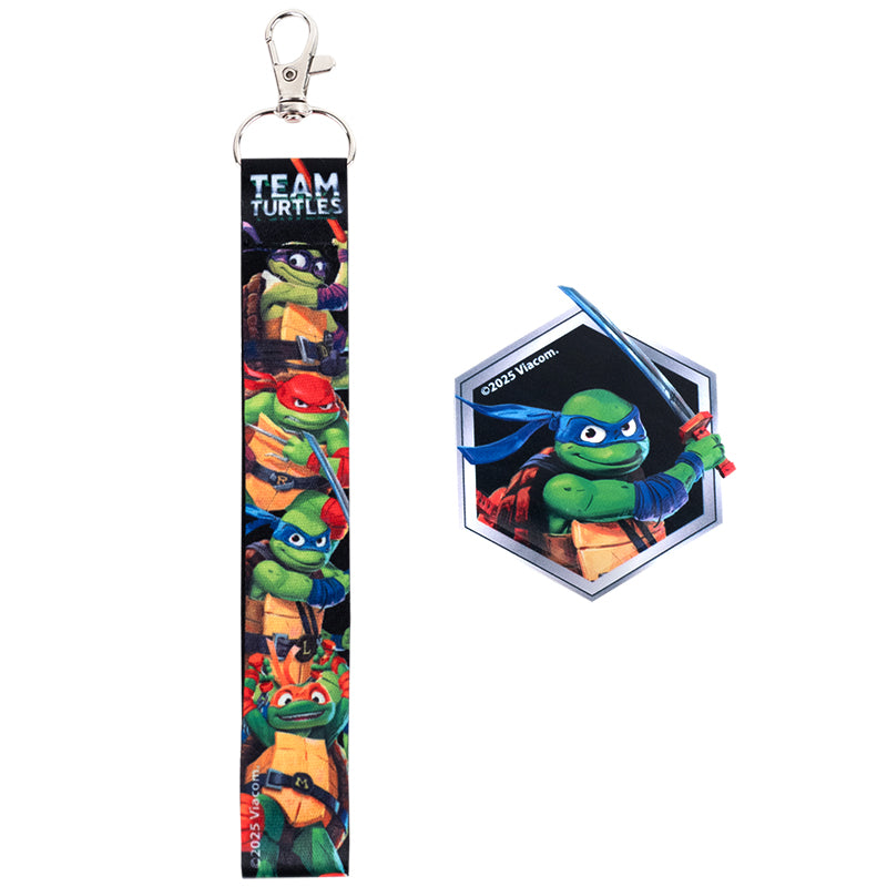 Набір бейдж на липучці та підвіска Kite TMNT Mutant Mayhem NT25-3010, 2 шт.