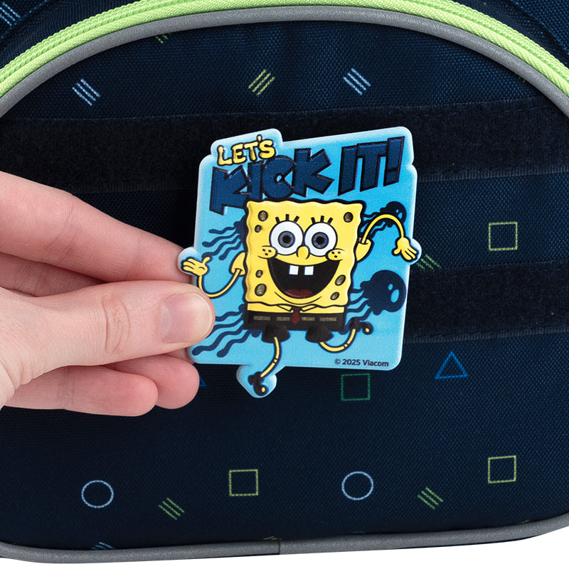 Набір бейдж на липучці та підвіска Kite SpongeBob SquarePants SB25-3010, 2 шт.