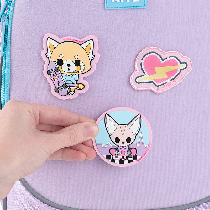 Zestaw plakietek na rzepy Kite Aggretsuko AR25-3012, 3 szt.