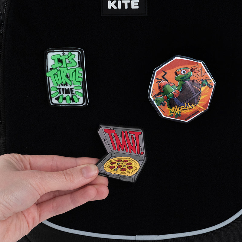 Набір бейджів на липучці Kite TMNT Tales of the TMNT NT25-3012, 3 шт.