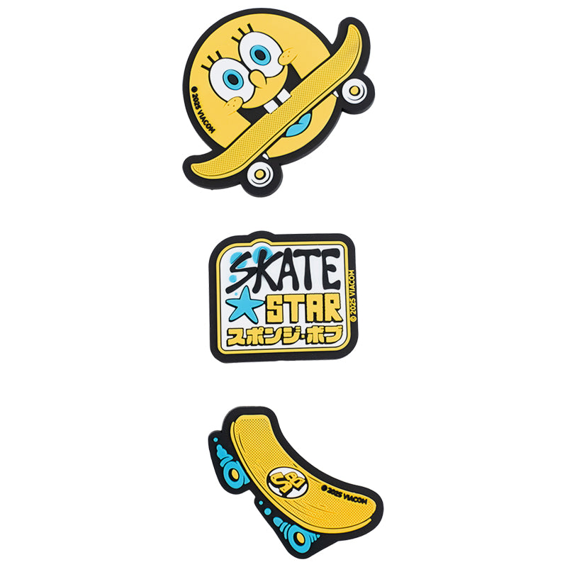 Набір бейджів на липучці Kite SpongeBob SquarePants SB25-3012, 3 шт.